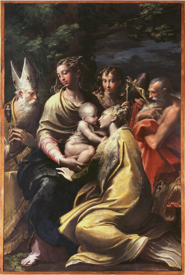 Parmigianino - Madonna col Bambino e Santi
