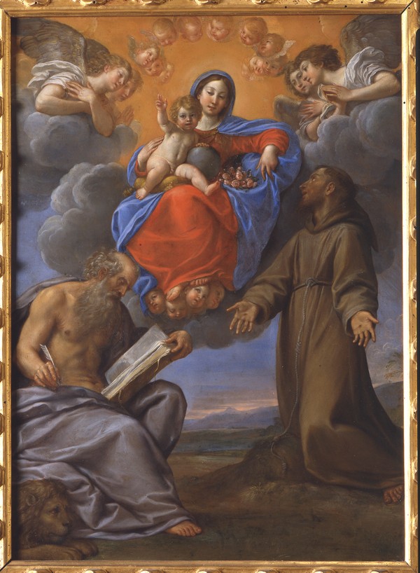 Albani - Madonna col Bambino in gloria e i Santi Girolamo e Francesco