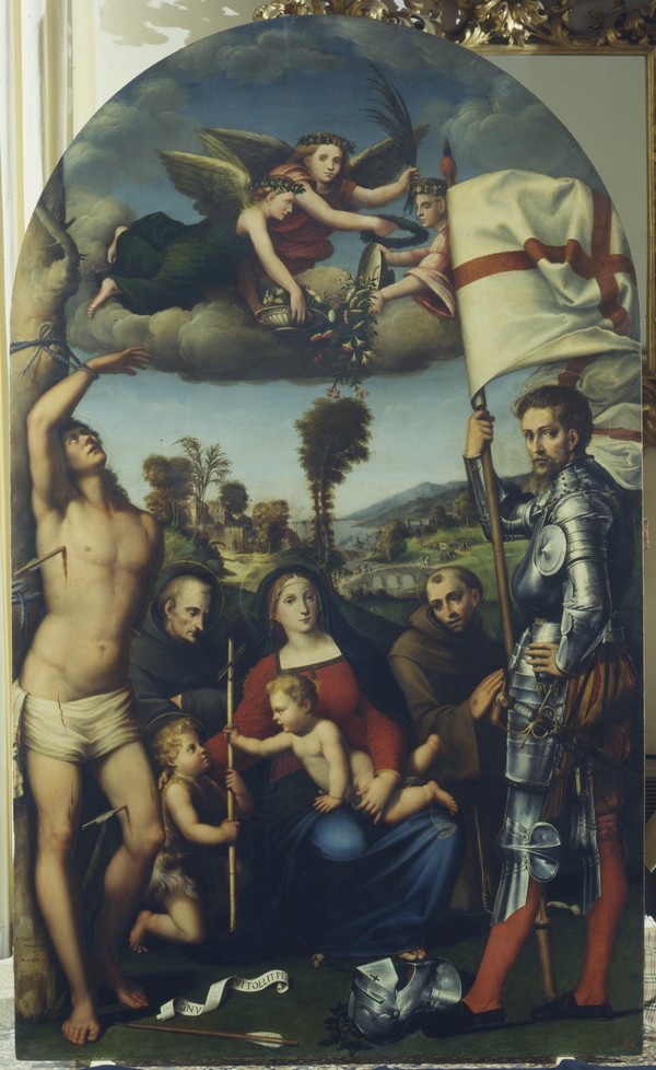 Giulio Francia - Madonna con il Bambino e Santi