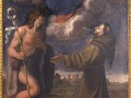 Baldassarre Aloisi detto il Galanino- La Madonna col Bambino in gloria fra angeli, adorata dai santi Francesco e Giovanni Battista