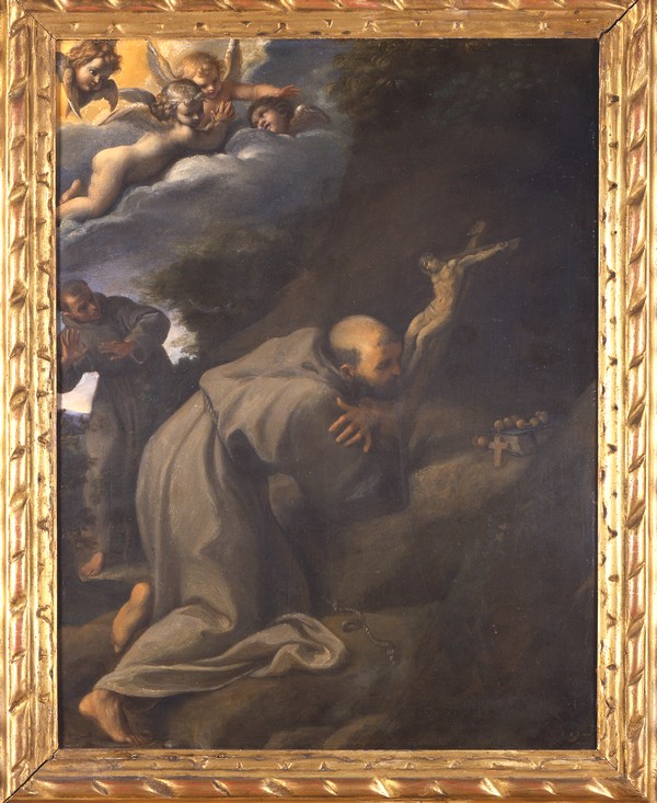 Annibale Carracci - San Francesco in adorazione del Crocifisso