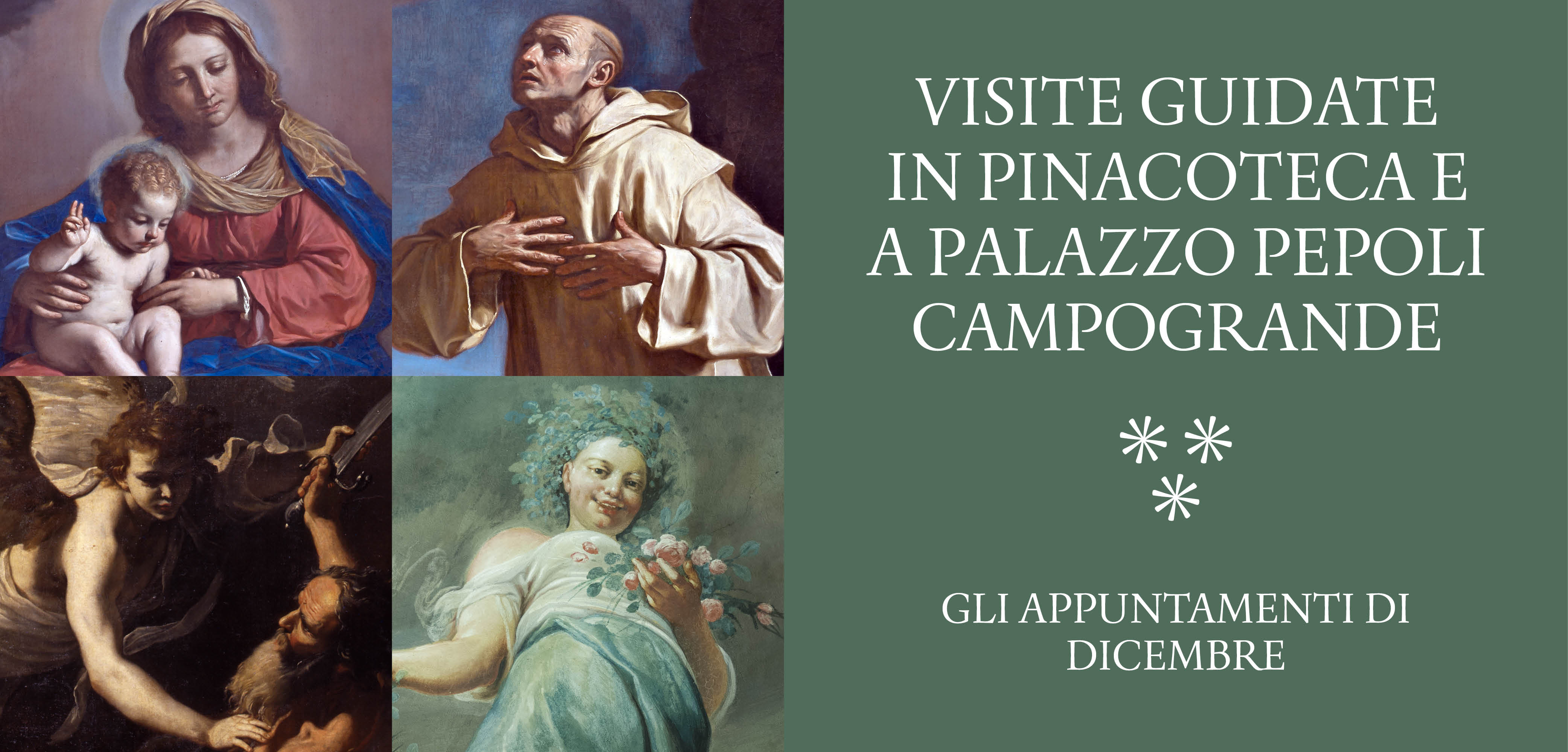 GRAfica per eventi su sito visite dicembre