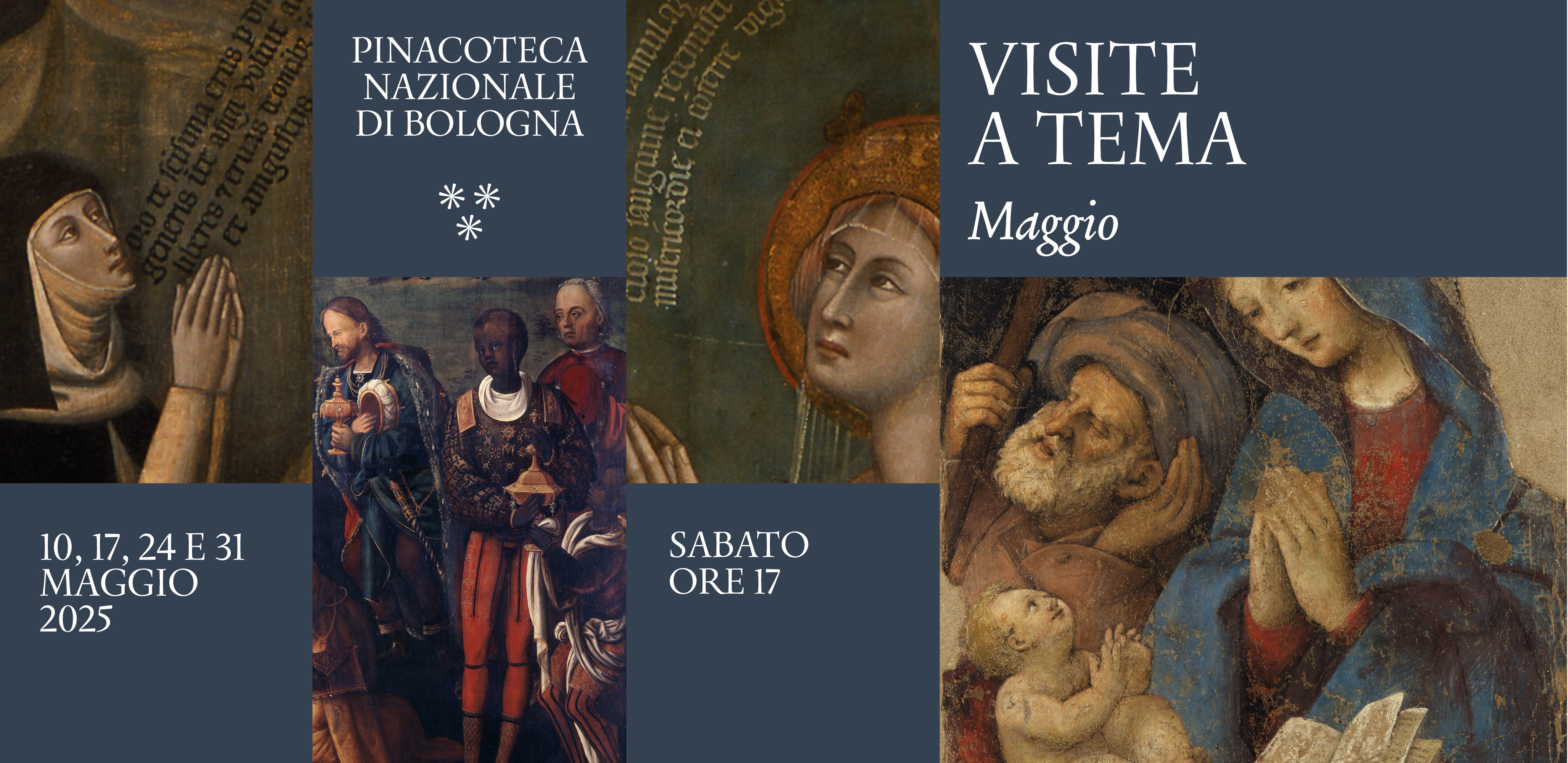 Grafica sito eventi 2025 visite a tema mag