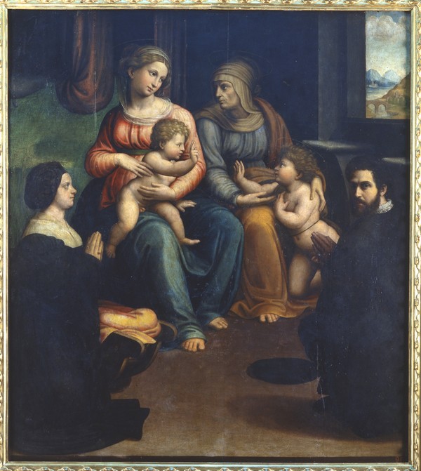 Innocenzo da Imola - Madonna col Bambino e Santi 