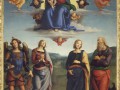 Perugino - Madonna col Bambino in gloria e Santi
