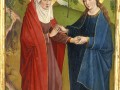 Ignoto pittore della Germania meridionale o fiammingo - Visitazione della Vergine e Sant'Elisabetta